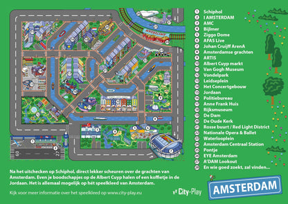 Vinyl Play Mat Amsterdam