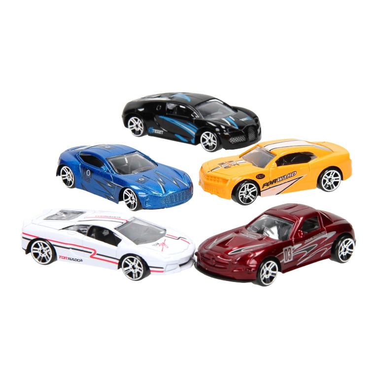 Super Cars Die-cast Auto, 5 pcs.