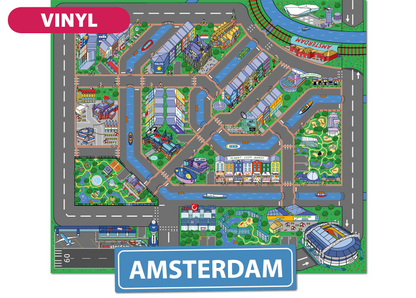 Vinyl Play Mat Amsterdam